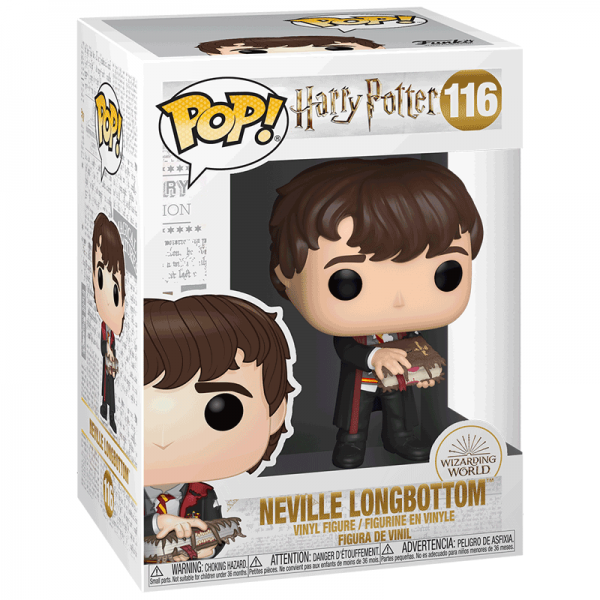 FUNKO POP! - Harry Potter - Wizarding World Neville Longbottom with Monster Book #116